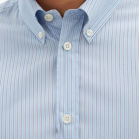 ALEXANDER MCQUEEN SHIRT BLUE SIZE 16.5/ 41…BRAND NEW